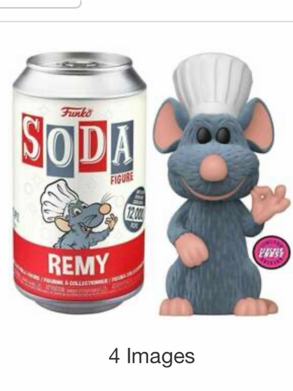 2021 Vaulted Boxlunch Exclusive Chase Flocked “Remy”Ratatouille Funko Sodo Figur